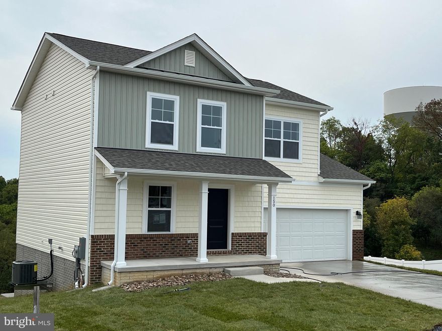 To Be Built Colonial Home on 1/4 ac culdesac lot.   Home offers just over 2100 finished sqft of living space featuring an open floor plan with 3 bedrooms/ 3.5 baths.  The main level has Kitchen with large island and granite countertops, pantry, stainless steel appliances and recessed lights and Family Room with ceiling fan and LVP flooring throughout main level.  The upper level has 3 bedrooms, 2 full baths, and large laundry room.  The primary bedroom has full bath with tile shower & glass door and walk in closet.  There is plenty of additional living space in the fully finished walk out basement with spacious rec room and full bath.  Home comes with full front porch, 10x12 rear deck, and brick water table accents across front.  2-car garage with auto opener and concrete driveway are all included.  Builder pays 3% towards buyer close assist with use of preferred lenders.  Similar Construction available to view