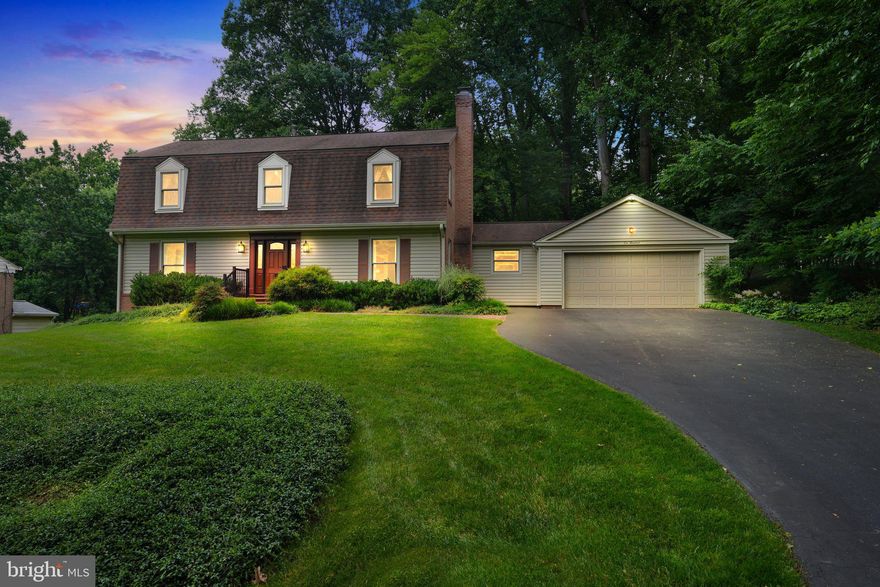 OPEN HOUSE FOR 6/22 CANCELLED. Beautifully maintained colonial.  Hardwood flooring on the main and upper levels, Anderson replacement windows, furnace 2009, roof about 10 years old, siding replaced 2021. Wonderful, flowing floor plan. The main level: family room with beamed ceiling and stone-front wood burning fireplace, center island kitchen with bay window at the table space and door to the rear patio and deck, huge dining room, living room with two walls of windows overlooking the private backyard with patio and deck, half bathroom, laundry/mud room between the kitchen and two car garage. The upper level (hardwood flooring) has 4 bedrooms and 2 full bathrooms. The primary bedroom has a walk-in closet plus a second large closet. The primary bathroom has a glass enclosed shower and a dual sink vanity and dressing area outside the bathing area. There are two linen closets in the hallway. The lower level has a finished room that the current owners used as a storage room with built-in shelving that would make a great office. There is also a workshop with a workbench and pegboard walls, as well as a huge unfinished room ready for your ideas. The unfinished area has an exit to the side yard. Great location - minutes to shopping and restaurants, the ICC, 2.5 miles to the Glenmont Metro, and 1.5 miles to Brookside Gardens!