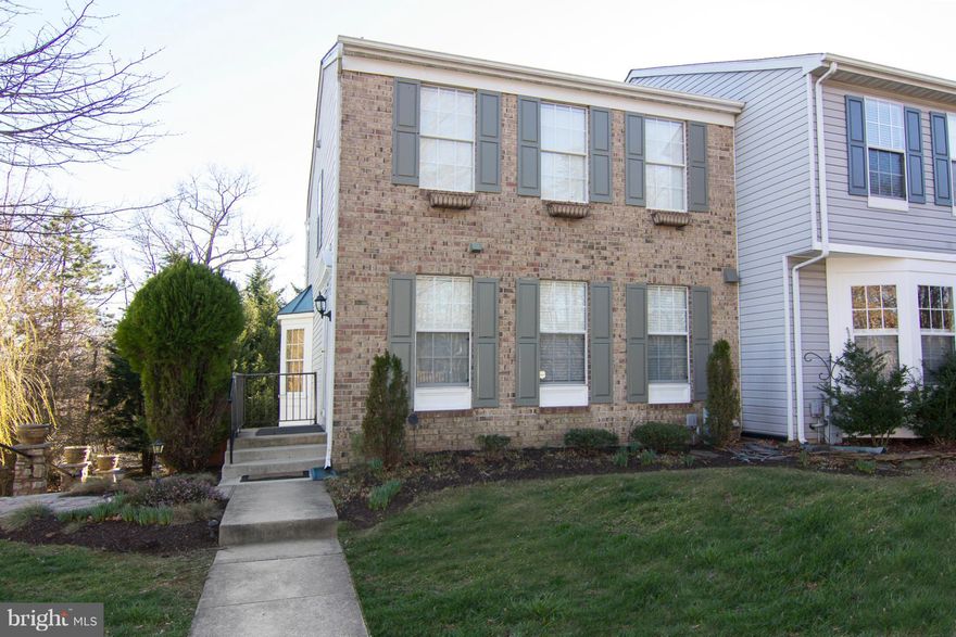 Windsor Mill Zip!! Beautiful End Unit boasts hardwood floors,updated kitchen/granite counter-top,lg deck. English gardens,custom stone walk/steps to LL walkout. Recently finished LL offers private quarters:kitchenette w heated tile floor,2nd laundry,full ceramic bath w extra heater. Updates:Roof2017,HVAC2016,Hardwood floors/Amish shed2012.Low HOA includes community ctr w pools,tennis ct.