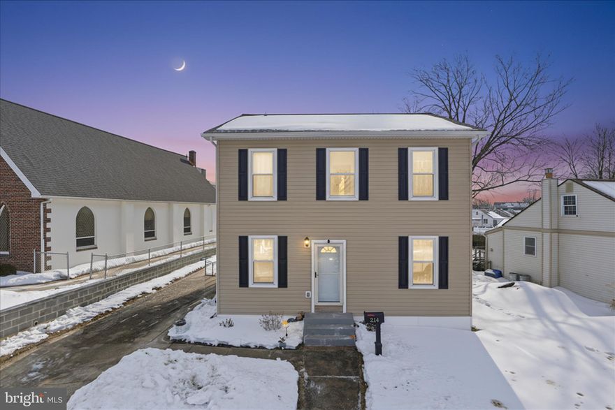 Come see it before is gone! This stunning oversized 4 bed, 3.5 bath home boasts not one, but TWO OWNER'S SUITES and nearly 2,100 square feet of above grade living space. This FULLY PERMITTED 2024 renovation offers new flooring, doors, moldings, windows, soft-close maple cabinetry, quartz countertops, stainless steel appliances, custom bathrooms with walk-in showers, recessed lighting, fresh paint and so much more!! The open floor plan on the main level allows for your custom configuration of your living room and dining area, and the owner’s primary suite with vaulted ceilings in the rear easily doubles as a home office, in-law suite or playroom. Upstairs, a well-designed floor plan offers three beds, two full baths, and a dedicated laundry room for added convenience. Other major upgrades include a brand new HVAC system, 200 amp electrical panel/service, plumbing work throughout, a 40 year architectural shingle roof and vinyl siding. To round it off, this gorgeous home is located on a quiet street within walking distance of Gray Manor Park, features a  4+ car concrete driveway, fenced rear yard, and quick access to commuter routes including 695 and 95. Schedule your private tour today!