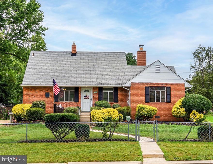Welcome to 7224 Roosevelt Ave, Falls Church in Fairfax County, Virginia. A charming 3-story Cape Cod home in the highly desirable Tyler Park neighborhood providing plenty of room with 4 Bedrooms and 2 Baths.  As you enter, you will be greeted by a bright and inviting living and dining area with a cozy wood fireplace, and 2 main level bedrooms as well as 2 upper-level bedrooms.

This one single owner home  was renovated Summer 2025 with refinished and polished hardwood floors, new carpet on stairs, NEW paint throughout, updated bathroom and semi-finished basement with NEW luxury vinyl flooring, recessed lighting, and modern wall paneling. NEW 2025 sump pump and gutter guards. NEWER 2023 Furnace.  Loads of potential for your creative touch, therefore reflected in the price. *Buyers’ future plans can be envisioned in the creative designer drawings and renderings that are uploaded into documents section*. -      

The large corner lot with beautiful landscaping, fully fenced, is perfect for outdoor activities and pets and expansion possibilities that could open to a private driveway plus a bonus storage shed for gardening tools.  With a prime location inside the Beltway and conveniently located between 2 Metro Stations, minutes from I-495, I-66, Route 50, 29 and Mosaic District.  Our nation’s capital is only 10 miles for commuting or as a tourist!

Fantastic opportunity you do not want to miss!