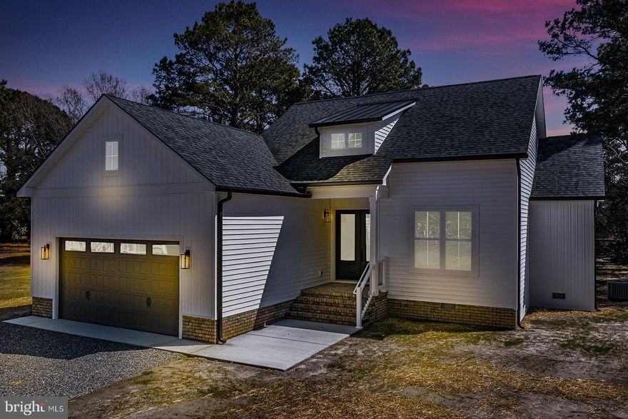Custom New construction! This modern Craftsman Style Home was just completed in the sought-after Chesapeake Harbor water-access community. Coastal living at its best in Virginias Northern Neck area!. Gorgeous home with all the bells and whistles with an open concept design, vaulted ceilings, 3 bedrooms, 2 full baths, 2 car insulated garage, and a covered deck and so much more to see in person. The home features many high-quality finishes such as custom cabinetry, GE Profile stainless steel appliances, premium Quartz counter and vanity tops, luxury plumbing fixtures, exclusive tile selections, and luxury vinyl plank flooring (LVP). The mudroom has a built-in hall tree with a bench, the master bedroom has a nice-sized walk-in closet, walk-in pantry, double vanities, 9 ceilings, and 6" baseboards in all rooms. The home is situated on a 0.52-ac cul-de-sac lot in a golf-cart friendly and amenity-filled community. Enjoy Chesapeake Harbors private sand beach with a pier recreational park with a pavilion, playground, and other amenities. This amazing community is conveniently located next to one of the best marinas in the NNK area, Ingram Bay Marina, which offers boat slips and boat storage year-round. Shopping and restaurants are nearby in the surrounding towns of Reedville and Kilmarnock. Breezeline high speed internet is available. Start making Fantastic Memories in your NEW Home at 71 Keel Court !