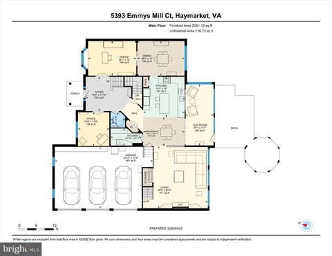 Tiny photo for 5393 Emmys Mill Court, HAYMARKET, VA 20169 (MLS # VAPW2117898)