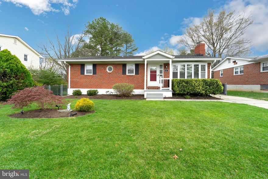 Beautifully Updated 4 Bedroom 2.5 Bath Brick Rancher in Catonsville! This Home Features Gleaming Hardwood Flooring Throughout the Main Level! Covered Front Porch Invites You Inside to Find a Bright & Spacious Living Room with a bleached stone surround. Separate Dining Room Right Off the Updated Kitchen! The Kitchen Includes Stainless Steel Appliances, Granite Countertops & Plus a breakfast bar!
The Walk-Up Lower Level Has Been Fully Finished with a Large Recreation/Family Room Carpet and Bedroom/Workout room, 1/2 Bath & Plenty of Storage Space Including a Large Open Area. 

Oversized Fenced  Backyard with a Deck Perfect for Summer BBQ s and 2 Sheds for Additional Storage! All interior furniture is also negotiable at a fair price. All exterior sheds & furniture are included in sale.

Walking Distance to the Trolley Trail! Close to BWI, 695, 95, Shops & Restaurants! 
Updates Include New Roof in 2018, Updated Larger Electrical Panel.

NO SIGN ON PROPERTY