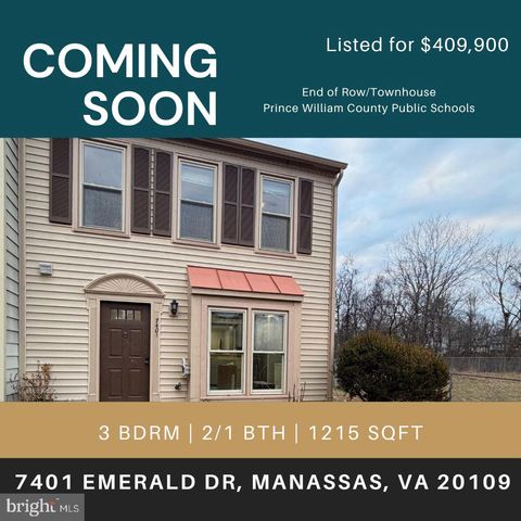 7401 EMERALD DRIVE MANASSAS VA 20109