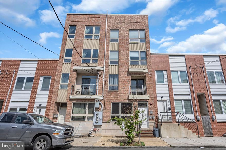 Welcome to 821 N 15th Street unit 2!  Situated on a quiet street in the heart of Fairmont/Francisville, this 2017 built Condo is one you CAN NOT miss!!  This second floor unit is freshly painted, and move in ready.  The modern open floor plan is perfect use of the space with a living/dining combo, open to the beautiful Chef's Kitchen.  Finishes are 10 out of 10 with wood floors, recessed lighting, ceiling fans, and modern/neutral colors.  The kitchen has every feature you can ask for, including dark shaker cabinets, stainless steel appliances, stone counter-tops, and tile backsplash.  There are also 2 huge closets in the main living area, one of which has a large washer and dryer for your convenience.  The full bathroom has great finishes as well with matching shaker cabinets and large ceramic wall tiles in the bath/shower.  As you enter the bedroom, you will be shocked by the amount of great natural lighting with the large window and sliding door, which leads to the second floor balcony.  Enjoy your morning coffee overlooking the park/dog park next door.  Energy efficient split zone Heat/AC units will ensure a comfortable space, while keeping the Utility bills low.  This building also has a large multi-level rooftop deck, which overlooks the city skyline and offers great sunrise/sunset views.  This is one of the best 1 bedroom Condos currently on the market!!  The location is absolutely perfect with quick access to restaurants, shops, fitness center, public transit, Art Museum, and Center City, all within walking distance.  Schedule your tour today before it is too late!