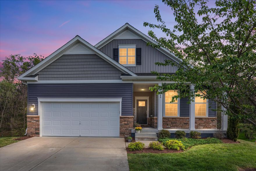 Welcome to easy living in the active adult community of Blue Ridge Shadows. Nestled on a quiet cul-de-sac, this one-level home offers a relaxed lifestyle surrounded by scenic beauty. Enjoy the thoughtful layout which includes 3 bedrooms, 2 full bathrooms, a 2-car garage, and a screened-in porch off the living room and kitchen. Recently refreshed with professional painting throughout, upgraded bathroom flooring, and a full professional clean, this home is ready for its next owner. The full unfinished basement, currently used as a workshop and storage, provides endless possibilities with room to add two additional bedrooms and more living space to suit your needs. Every detail has been prepared for a seamless move-in experience. Whether you're enjoying quiet mornings or connecting with neighbors, this home invites you to settle in and stay awhile.