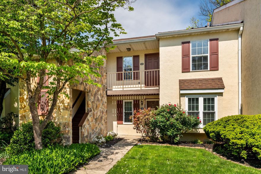 Welcome to 106 Valley Stream Circle, in the Valley Stream neighborhood of Chesterbrook, Tredyffrin Township, in the nationally acclaimed Tredyffrin-Easttown School District! This fresh, updated and beautifully maintained, 2nd floor condo features 2 bedrooms | 2 bathrooms and is move-in ready! This spacious and bright unit features an open concept living area with a completely renovated kitchen with stainless steel appliances and breakfast bar, dining area, and living room with a wood burning fireplace. Begin your morning with your coffee on your own private patio overlooking the greenery.  In-unit washer and dryer. The primary bedroom features a walk-in closet, a renovated ensuite bathroom with shower, and access to the patio. The second bedroom contains a double closet and could easily serve as a home office.  A full hall bathroom and linen closet.  Tenant is responsible for electricity, cable, internet, and heat. This home is conveniently located close to Wilson Farm Park, the Chester Valley Trail, Valley Forge National Park and other nature trails; shopping in Wayne, Devon, Gateway Shopping Center including Trader Joe's, Whole Foods, the Lancaster County Farmers Market and the King of Prussia Mall; major arteries such as Rt. 202, the PA Turnpike, I-76 into Philadelphia; YSC Sports and LifeTime Fitness. Showings begin on Friday, December 5th. Immediate availability.  Make your appointment today!