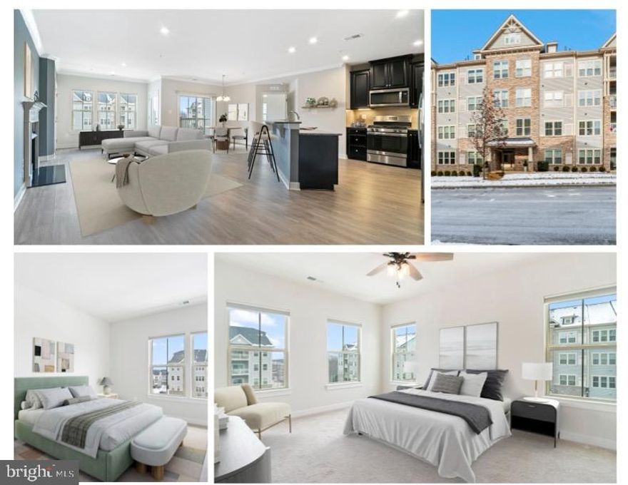 Welcome home to this stunning 3rd floor condo in highly desirable Linganore Garden Condominiums with elevator right outside your door. You won’t believe this unit isn’t new! This 2 bed, 2 bath condo has it all. As you enter, you are greeted by a large, welcoming foyer and right away, you’ll notice how open and big the unit feels with the 9 ft ceilings. To your left is a generously sized 2nd bedroom, with full bathroom access, and laundry. As you enter the main living area, you’ll be struck by how open and inviting it is with tons of natural light. The large family room with fireplace is the perfect place to relax at the end of the day. Or watch the sun set on your private, covered deck. The kitchen is a chef’s dream! With quartz counters, gorgeous cabinets, and tons of storage, it’s the perfect place to gather. And the microwave, refrigerator, and dishwasher are all brand new! The primary bedroom offers a walk-in closet and the bathroom has dual vanities and a large walk-in shower. Condo fees include water, sewer, and dryer vent cleaning. With all the new amenities at Oakdale center, you'll have all you need right out your front door, including the brand new Weis grocery store. The pool and high school are in walking distance. There are also restaurants, a day care, parks, and doctors' offices as well. Coming soon are more restaurants. Enjoy all that Lake Linganore has to offer: deep Navigable lake, multiple sandy beaches, multiple pools, boating, fishing, swimming, tennis, basketball, beach volleyball, nature & bike trails, Frisbee golf, pickleball, Event Tent, Farmers Markets, Summer Concert Series under the stars, playgrounds and so much more! Come and see for yourself. HOA fees include snow removal and trash/recycling as well as access to all of the amazing amenities!