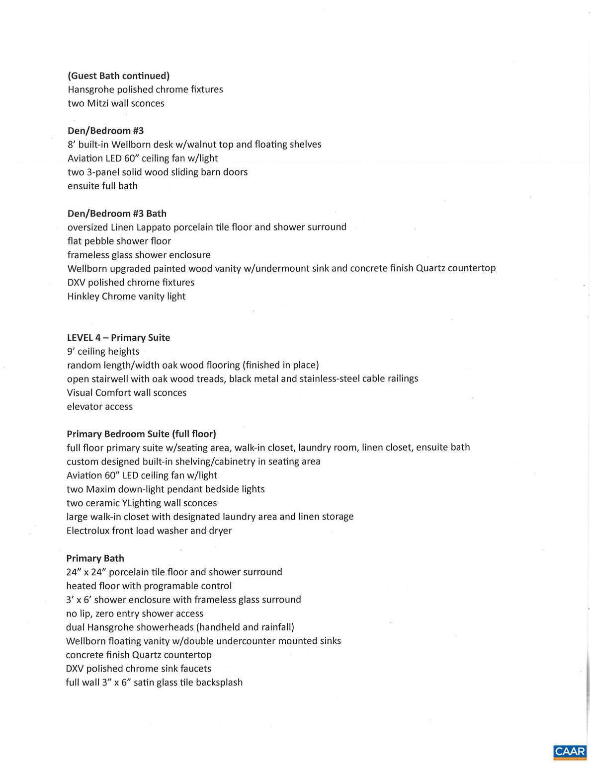 NONE AVAILABLE - Residential