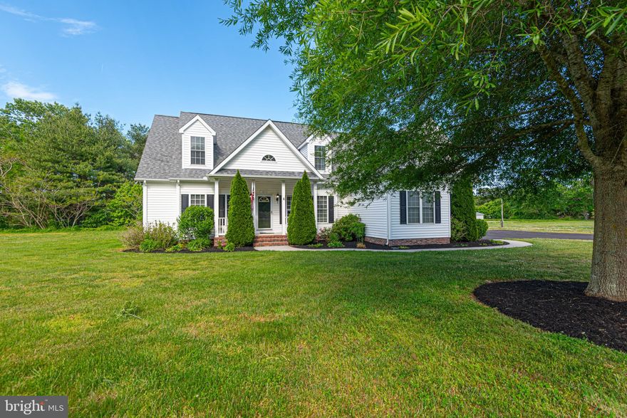 LOCATION, LOCATION, LOCATION! This beautiful home is ideally situated between Berlin and Ocean City on 2.5 acres of cleared land, offering endless possibilities—add an inground pool, pole barn, or create the perfect setup for a home-based business. No city taxes and NO HOA fees.
Built by Beracah Homes, this property features an excellent floor plan and has undergone extensive updates in 2025–2026. The fully renovated kitchen showcases new cabinetry and hardware, granite countertops, tile backsplash, and energy-efficient stainless steel appliances. Bathrooms have been updated with new vanities, faucets, mirrors, and light fixtures. The first floor boasts all new lighting and brand-new LVP flooring throughout.
The main level includes a primary suite with private en-suite bath, a second bedroom and full bath, a separate dining room, a spacious living room with a wood-burning fireplace, a half bath, and a rear screened-in porch under roof—perfect for relaxing year-round. 
Upstairs you’ll find a loft/landing area ideal for a workspace, two oversized bedrooms, an office, and another full bath featuring a new double vanity, mirrors, and fixtures.
Recent improvements also include the septic system just pumped, drain field rooted, and a new distribution box installed and a brand  new blacktop driveway There are no other properties currently available offering this amount of cleared land this close to Rt 50 in the Berlin Ocean City area, making this a rare opportunity.  Plenty of room for a pole barn and in ground swimming pool! 
Located just one mile from Stephen Decatur schools and minutes from Ocean Pines, Ocean City, Assateague Island, and Historic Berlin, with Salisbury Airport only 20 minutes away. If you’re seeking space, convenience, and freedom from fees and city taxes—this is the one. Some photos do not reflect the new blacktop driveway
