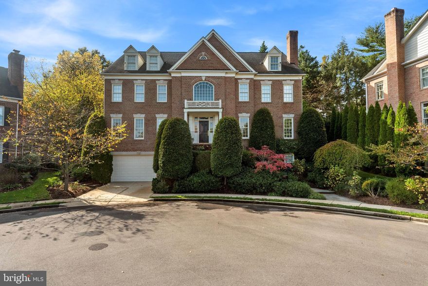 This spectacular brick colonial nestled on a quiet street in sought after Spring Valley West is well-maintained and beautifully updated throughout. Main Level enjoys open floor plan with two-level Foyer, sunlit Living Room, spacious Dining Room, eat-in Kitchen featuring marble island, Subzero and Thermador stainless steel appliances, Sitting Room and Bar Area. Upper Level boasts expansive Owner Suite with its own Study, two walk-in Closets, and Owner Bath with dual vanity and water closet. Each of the 5 additional Bedrooms enjoy their own Full Bath. Lower Level with high ceilings and plenty of space for recreation/entertaining, also features Wine Refrigerator and abundant storage space. Complete with a private Rear Patio and Pool which features stone hardscaping and pristine landscaping. Includes 4-car Parking Garage & Driveway. OPEN HOUSE SUNDAY 2-4PM