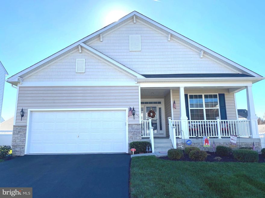 Gently used! This home has been impeccably cared for over its 5 years. Boasting 3 bedrooms, 3 full baths, and an attached 2 car garage, it doesn't show signs of any wear and has been immaculately maintained, allowing your move-in to be a seamless transition. The main level offers you 3 bedrooms and 2 full bathrooms. Your kitchen features all stainless appliances including a double oven,  granite counters, lovely cabinetry, a pantry, a central island with an osmosis water system and room for stools . Enjoy the open floor plan! Look out from your kitchen over your family and guests in the adjoining living room and dining area. Enjoy the natural sunlight that pours into this room! The windows are accented with handsome plantation shutters making for a stunning visual. The master bedroom is spacious with its dual walk-in closets and an en suite with dual sink vanity and ceramic tiled shower.  The second bathroom is situated conveniently between the remaining two bedrooms which are across the hall from the separate laundry room.  Downstairs you'll find a partially finished lower level that has barely ever been used with a full bathroom and finished living area. Plenty of space for more rooms! This home comes equipped with an ADT security system, a tiered Trex deck with a gate for your pets,  a 6 ft.  privacy fence in the backyard, and pest control sensors around the exterior of the home. Located close to Charles Town Racetrack and lovely historic Harpers Ferry.