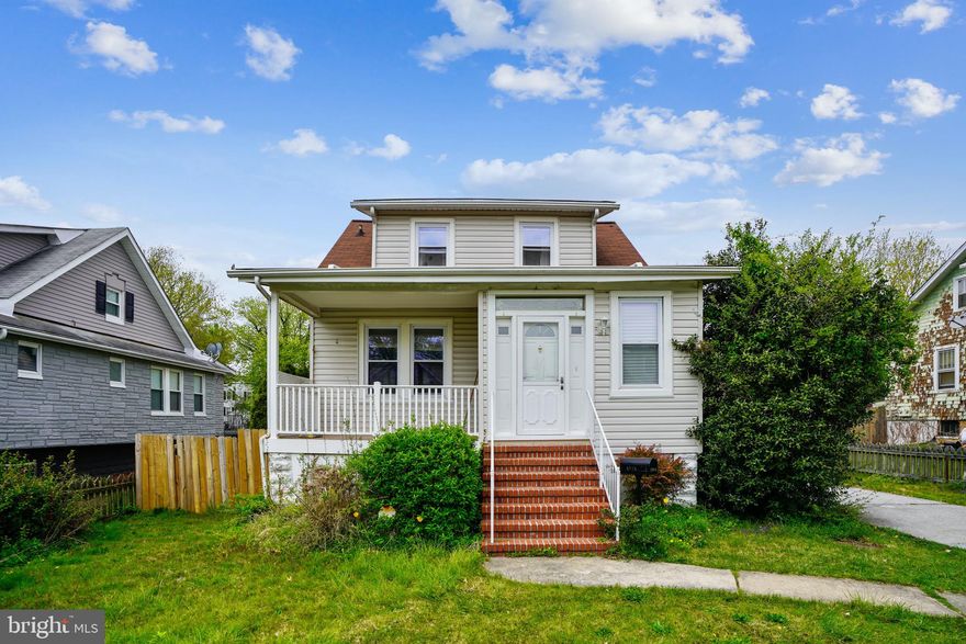 WELCOME to the Glenhanm-Bedford neighborhood in Baltimore City. This well maintained Single Family home sits on a quiet block. It features front & rear yard with deck, a parking pad, front porch, new flooring in living room, dining room, and a fully renovated kitchen. This house is move in ready. Schedule your tour today. YOU don’t want to miss out on this one.