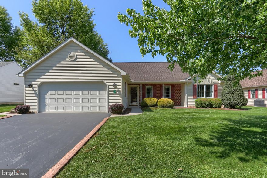 Located in the serene Arbor Gate community you'll find 27 Rosemont Drive.  This nearly 1,800-square-foot home was designed for those seeking comfort and convenience in a picturesque 55+ active adult community.  NOTEABLE FEATURES:  Generac Generator (2018), gas furnace (2021), central air (2020), water conditioning system (2022), gutter guards (2019), garage wall mounted heater (2005), sunroom ceiling fan/heater (2005), additional insulation added in attic (2010). Step inside the home and discover a welcoming layout featuring a great room with cathedral ceiling, fireplace and open dining area. Just beyond the glass french doors you'll find a sunny four seasons room (17 x 11) with a cathedral ceiling.  All the plant lovers will love the screened in porch (9 x 11). The kitchen is a delight, complete with space for a breakfast table.  You'll find a pantry closet, recessed lighting, sun-tube allowing natural light to flood the space, and essential appliances including a built-in microwave, dishwasher, refrigerator, and electric oven/range. Enjoy the primary bath with a soaking tub and a separate stall shower, perfect for relaxation. (3) bedrooms, (2) full baths.  The exterior is equally appealing.  Enjoy relaxing in the covered front porch (19 x 5).  ABOUT THE NEIGHBORHOOD: Arbor Gate boasts excellent neighborhood features: lovely, picturesque tree-lined streets, sidewalks, attractive front porches, and street lights ensuring a safe, tranquil environment. As a resident of the Arbor Gate 55+ community, you’ll have access to amenities such as the Lakeview Clubhouse with a fitness room, coffee shop, library, billiards room, game room, weekly clubs, and annual events, fostering a sense of connection and engagement. The monthly land lease for 27 Rosemont Drive starts at $550.86 and includes: land taxes, on-site management, sewer, trash collection, bi-weekly recycling, access to Lakeview Clubhouse, common areas, and community lake. Schedule your tour today! Don’t miss this opportunity to enjoy a fulfilling 55+ active adult lifestyle in a welcoming community. Visit the neighborhood, take a walk, talk with the neighbors, and find out why so many have decided to call Arbor Gate home.
