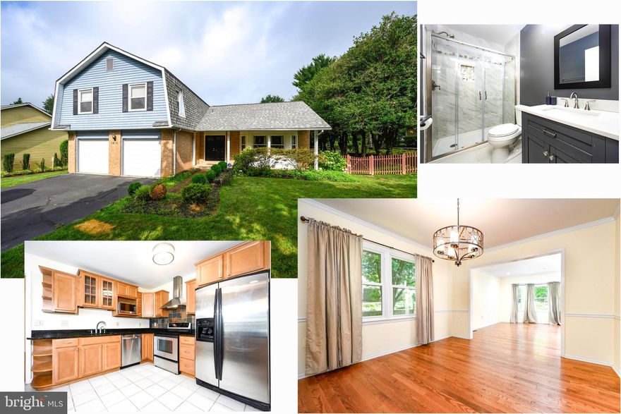 Welcome to this four-bedroom, three-and-a-half-bathroom detached home, located in the Horizon Hill neighborhood of Potomac. The house is designed to let in plenty of natural light, creating a bright and open atmosphere. Upon entering, you'll be impressed by the stunning hardwood floors. The spacious living room features recessed lighting and crown molding, adding to its elegance. Adjacent to the kitchen is the formal dining room, which is adorned with crown and chair molding.

The kitchen has been updated with stainless steel appliances, granite countertops, and ample cabinet space. It also includes an island, a breakfast nook, and a breakfast bar. The kitchen seamlessly flows into the family room, which showcases recessed lighting, a wood-burning fireplace, and a walk-out to the back patio.

On the upper level, you'll find four bedrooms and two full bathrooms. The master suite is particularly noteworthy, as it boasts a fully renovated custom master bathroom and a walk-in closet with custom organizers. 

The lower level of the house features a large recreation room, a den, and another full bathroom. 

Additionally, the property includes an attached two-car garage and a wide driveway, providing ample off-street parking.

The location of this beautiful home is highly desirable. It is situated less than a mile away from Falls Rd Park and Horizon Hill Park, offering opportunities for outdoor recreation. Furthermore, it is only 1.5 miles from Park Potomac shopping and dining center. The property also provides easy access to major commuter routes such as I-270 and I-495.

In summary, this gorgeous four-bedroom home in the Horizon Hill neighborhood of Potomac offers a bright and open living space, updated kitchen and bathrooms, a spacious master suite, a finished lower level, and convenient access to parks, shopping, dining, and major commuter routes.