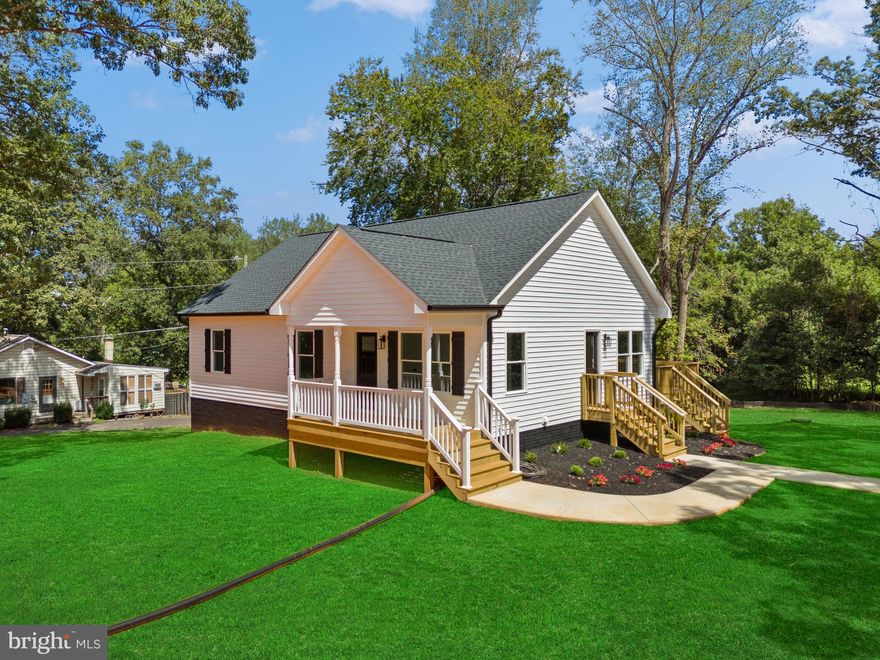 This home comes with a REDUCED RATE as low as 5.375% (APR 5.719%) as of 09/12/2025 through List & Lock™. This is a builder paid rate-buydown that reduces the buyer’s interest rate and monthly payment. Terms apply, see disclosures for more information.

* Brand New Rambler on 1 Acre – Ready for New Owners*  Best new construction price in Culpeper! 
This beautifully finished home sits on a level 1-acre lot and is packed with upgrades throughout. Step inside to find luxury vinyl plank flooring, an impressive kitchen with a center island, quartz countertops, soft-close shaker cabinetry, and upgraded appliance package. The bright breakfast room opens to a deck, perfect for morning coffee or outdoor dining. Additional features include 5” oversized moldings, double-hung vinyl windows, upgraded lighting and fixtures, ceiling fans in each bedroom, and recessed lighting that add both style and function.
The spacious owner’s suite offers a large closet and a luxurious bathroom with custom tile, brushed gold fixtures  and a frameless glass shower door (to be installed)  Two additional bedrooms share a stunning full hall bath with double sinks and an amazing cabinet and tile.
The full walkout basement provides endless possibilities for future expansion, with a rough-in for an additional bathroom, painted floor and access to a the patio area. Outside, enjoy  a huge private backyard, a  wide driveway with a parking pad,  and the freedom of no HOA.
This home truly blends quality craftsmanship with modern comfort—ready for you to move in and make it your own!