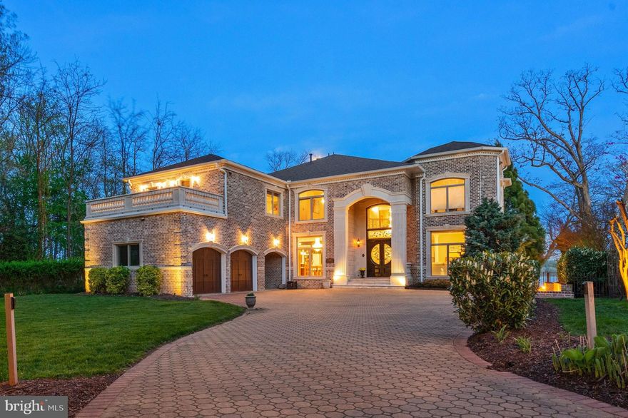 Occasionally the perfect opportunity arrives to enjoy the fruits of your labor - a piece of paradise on the majestic Potomac River. The stunning Italianate villa at the secluded end of Old Mansion Road is just such an opportunity. Nearly 10,000 square feet of elegant living, strategically situated along the water, adjacent the Mount Vernon Estate and grounds. General Washington himself would appreciate the commanding views of the historic river. This one-of-a-kind jewel welcomes you with a sweeping two-story foyer - a stunning floor plan that vividly captures those prized river views. Six generously proportioned bedrooms, four with en-suite baths and all with walk-in closets. The master suite provides a commanding view of the river, huge en-suite bath with custom marble tile, large walk-in closet and a balcony to enjoy those comfortable evenings. In the smartly designed, spacious kitchen you will find top-of-the-line Monogram appliances - double convection oven, large side-by-side refrigerator/freezer, gas cooktop and two dishwashers - a sea of counter space with custom tile backsplash and butler’s pantry with warming bin and ice maker. Walk out from the kitchen onto your large Trex deck and enjoy sunrise breakfast over the Potomac River - what a wonderful way to start the day. Take the elevator to the basement to relax in your large sauna after a workout or round of pool in the game room. There you will also find two additional bedrooms, bathrooms a large brick patio area and wonderful storage areas. The builder spared no expense incorporating a tasteful blend of marble, granite and hardwood flooring throughout this unique home - exquisite millwork and Italian marble mantels on all gas fireplaces, large Andersen windows, solid oak interior doors, whole house sound system and generator - you really MUST SEE this. And this one has meaningful upgrades - newer roof, HVAC system, garage doors and fantastic exterior landscape lighting. The sellers have thoroughly enjoyed this unique home - now it’s your opportunity.