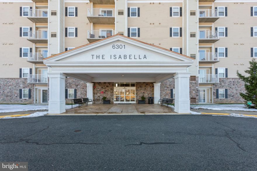 PRICE JUST REDUCED!  The Isabella at Monticello Mews, a secure gated community in sought after Alexandria, VA.  This is luxury living with an abundance of upscale amenities to include: fenced dog park, metro shuttle, shared outdoor pool and sundeck, grills, on-site fitness center, community room, concierge services, tennis/basketball courts as well as access to Bren Mar Recreation Association. This exquisite, move in ready 2BR/2BA condo features a spacious open floor plan with lots of natural light and a private balcony off the living room to enjoy the beautiful scenic views. Gorgeous hardwood flooring, Plantation shutters, and upgraded lighting fixtures throughout the entire unit. Gourmet kitchen w/granite counters, stainless steel appliances, oak cabinets, custom backsplash, breakfast bar w/hanging pendant lights and much more! You will love the luxurious owner’s suite and secondary bedroom both w/updated baths to include granite counter tops, custom tile showers, ceiling fans, and huge custom walk-in closets. This wonderful unit conveniently includes W/D, and 1 reserved garage parking space with a secure storage unit for extra convenience. Just minutes to I-495, I-395, restaurants, shopping, and much more!