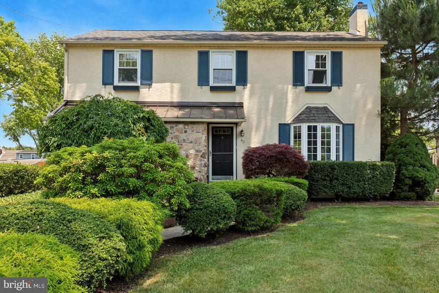 Welcome to 42 Home Road! Located on one of the prettiest streets in Hatboro Borough, this beautiful property is sure to please! Incredible curb appeal greets you between the striking landscaping and the well-maintained look of the home itself! Enter into the charming Living Room with hardwood flooring, a sunny bay window and a gorgeous full stone wall with propane Fireplace! The hardwood flooring continues through to the spacious Dining Room featuring two lovely built-in corner cabinets! The Kitchen features tile flooring and attractive cabinetry and is conveniently located next to the Laundry Room complete with a stackable washer/dryer! There is a large Family Room with laminate wood flooring that provides great additional entertaining space! A Powder Room finishes off the main floor. The Second Floor features three spacious bedrooms. The Primary Bedroom is very spacious and has two large closets (one with access to a walk-up attic - great for storage!). The bedrooms all have hardwood flooring under the carpets. There is an updated Hall Bath with a pedestal sink and tiled tub. The Basement is unfinished and provides tremendous storage space and workbenches and shelving for the handyman/woman! Last, but not least, is the unbelievable rear yard!  Enjoy relaxing on the awesome Paver Patio which overlooks the gorgeous rear yard surrounded by many perennial flowers, bushes and trees!  You will think you are in a park! Located in Hatboro-Horsham School District, this home is serviced by the newer Crooked Billet Elementary School and the NEW Keith Valley Middle School currently being built! Within walking distance to downtown Hatboro Borough and the many great shops and restaurants that it has to offer! You do not want to miss this one -- it will not last long!