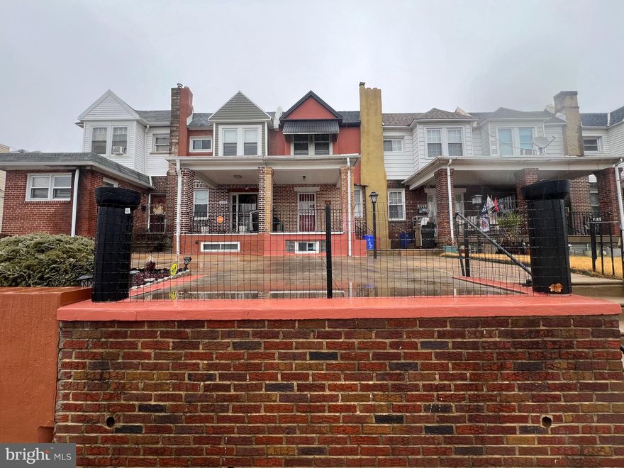 Welcome to this well-maintained home in Northwood section of Northeast Philadelphia. It offers 3 large bedrooms and 2 full baths! Everything has been kept in great condition. Front concrete yard with covered balcony area, laminated flooring throughout the first floor and second floor and ceramic tile in the kitchen, finished basement with an extra bedroom and new renovated full bath with shower, recess lighting throughout.  concrete paved back driveway. It is truly a ready to move in home, come and take a look at it today!