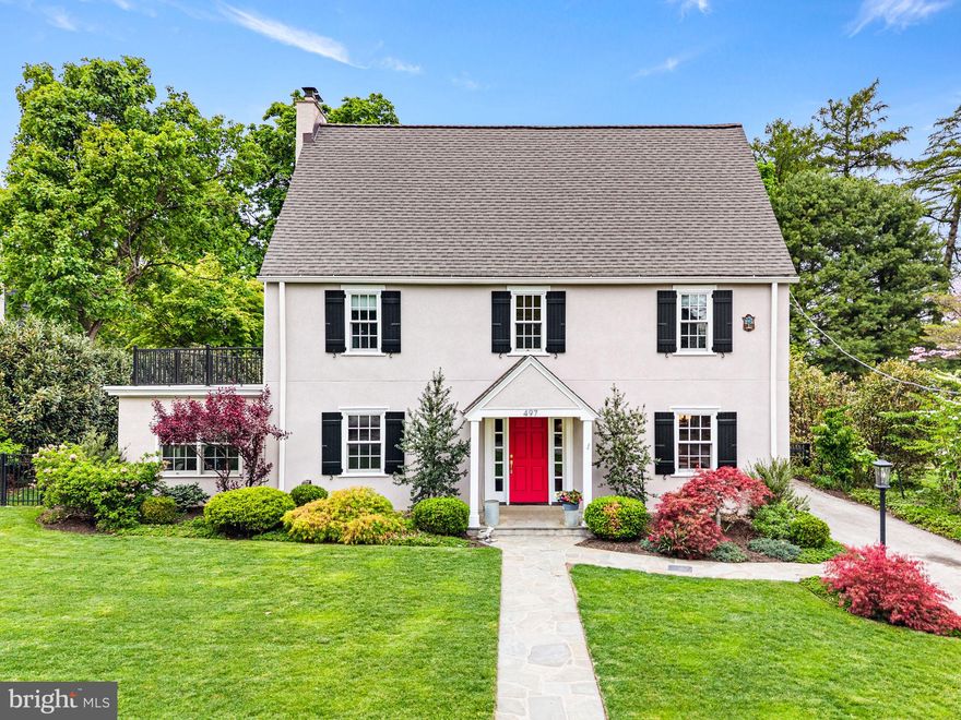 Spectacular opportunity to own this PICTURE PERFECT home in a beautiful setting just steps from the Saint Davids train station of the R5 to Center City Philadelphia and walkable to the quaint town of Wayne with all of its shops, restaurants, and traditions.  If there was anything that could have been done to impove this wonderful home, it has been done! With well over $350K in recent improvements, you MUST come see for yourself all this impeccable property has to offer! Remodelled, you ask? You NAME it! Walls came down, Wiring was replaced, Hardwood Floors were installed, Built-ins were added, Kitchen was remastered, Bathrooms were renovated, a Primary Bedroom Suite was completed with built-ins and walk-in closets, a Primary Bath was designed with shiplapped walls and a walk-in shower, Radiators were removed and forced air and heat were adapted, the Lower Level was reconfigured and finished with Buderus Radiant Heat, and the list goes on ... NEW WINDOWS, and entirely new Exterior including all new Stucco, beautiful new Shutters, new Bluestone Patio, newer Roofs on the Garage, Front Portico, and Family Room, new Gutters, new Garage Door, new Garage interior, a whole yard Irrigation System was installed, a Shed was added, just to name a few more! Now for the green thumbs and gardeners, let's talk about the yards and landscaping and plantings ... There is little left for you to do! The front yard is 100% Kentucky bluegrass and the backyard has a mix with perennial ryegrass; there are Japanese threadleaf maples in the front, two red and one green;  the Front Door is framed by matching hollies and boxwoods; an Eastern redbud was planted in the Fall of 2025; there are laurels along the sides for privacy; the yard is dotted with a variety of colors of hydrangeas; three crepe myrtles were planted also in the Fall of 2025; there's a peony; and creeping junipers ...  Don't miss this lovingly cared for and lived in home on both the inside and out! SHOWINGS ARE BY APPOINTMENT ONLY, so don't miss out, make yours today!