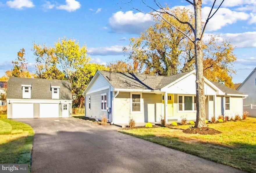 Price Reduction. Location, Location!!! Welcome to Saunders Point, this highly sought after community is tucked away and nestled along the shore of the South River with open access to the Chesapeake Bay. This 4 bedroom 2 bath fully renovated home is the perfect combination of style, thoughtful design and functionality! Enjoy one level living at its finest. The home has a beautiful and spacious kitchen with all brand new high-end appliances. The kitchen opens up to the dining/family room area and with its vaulted ceilings and bright natural light it really makes this part of the home stand out. The primary suite also has vaulted ceilings, a large walk in closet, and a beautiful luxury bath! 

This home is on a double lot which leaves plenty of room for all the outside things. Whether you want to have a crab feast in the summer or bonfire in the fall, its perfect for outdoor entertaining.  The large newly paved driveway will lead you to the 2 car detached garage with ample storage! Make sure to check out the bonus 2nd floor that is a blank slate for all your renovation possibilities. 

The community offers numerous amenities, including water access, playground, beach,  and picnic areas. If you are looking for more options Mayo Beach Park and Beverly -Triton Beach Park are all within walking distance and famous for its walking trails. Enjoy nearby marinas, boating, fishing, crabbing, or just sit back relax, and  enjoy the beautiful views of the Chesapeake Bay.  Make sure you stop in to see all this amazing home has to offer!