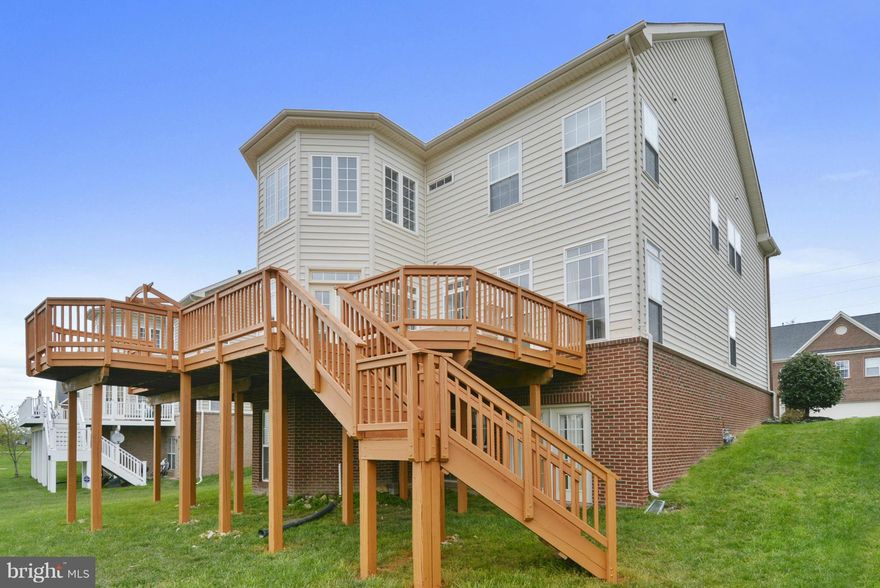 Major Price Adjustment.  10 year young Centex built home with 6 bedrooms, 4.5 baths, over 4,500 Sq. Ft. of Open Concept living space.  6 bedrooms and 4 full baths & 1 half. Laundry Rm Up, 1 bedroom and full bath plus Media room Down.  Kitchen with double ovens, gas cooking, kitchen office area, large breakfast counter.   2-10 Home Warranty FREE w/ closing at Cardinal Title.  Ask for closing help!!