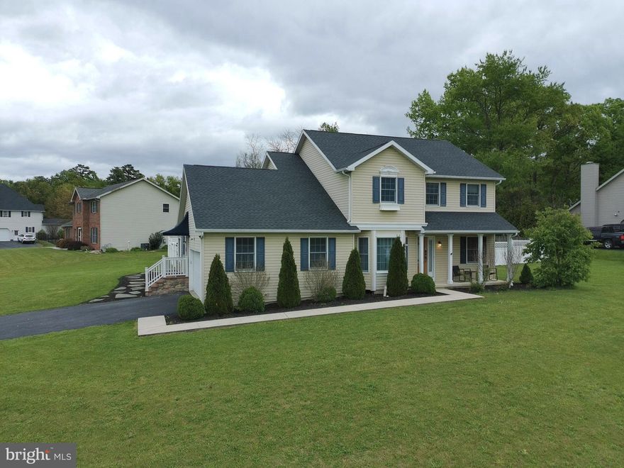 Check out this 4-bedroom, 2 full / 1 half bath Colonial-style home located within Stony Point! Enjoy a fenced backyard designed for entertaining to spotlight your in-ground pool and enjoy alongside the screened in porch, & retractable awning! Inside the main level, find the kitchen with custom cherry cabinetry, granite countertops and dinging area. You also have a large family room and formal living and dining rooms. Upstairs, the spacious primary suite offers a walk-in closet, private full bath with laundry area. You'll find the three additional bedrooms and your full hall bath! The finished lower level provides a large bonus room plus additional flex space ideal for a home office, gym, or playroom. Situated on a corner lot with plenty of space to enjoy both inside and out!
