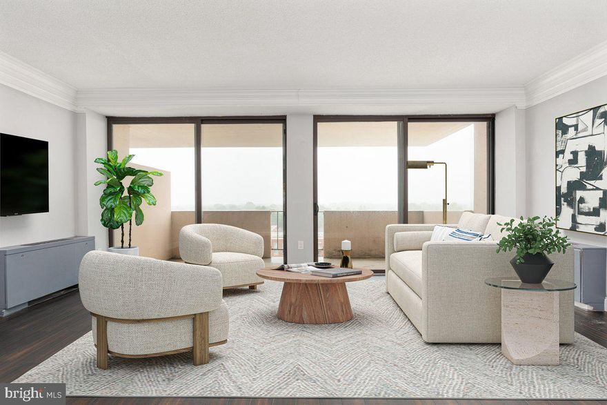 Welcome home to this 8th floor beautifully renovated, light-filled efficiency offering breathtaking views and luxurious finishes throughout. Located just minutes from Ballston and Metro access, this residence perfectly balances comfort, style, and convenience.
Inside, you’ll find rich 5-inch plank hardwood floors that flow seamlessly through the open living space. The modern kitchen features granite countertops, custom cabinetry, and top-of-the-line stainless steel appliances—ideal for both everyday living and entertaining. The spa-inspired bathroom boasts luxury finishes, including designer tile, a sleek vanity, and premium fixtures.
Enjoy the ease of urban living with garage parking available for a fee, and a full suite of amenities including 24/7 security, concierge service, an outdoor pool, beautiful outdoor plaza,  grilling areas, and a resident clubhouse.
Whether you're a first-time buyer, investor, or looking for the perfect pied-à-terre, this spacious efficiency checks all the boxes. Don’t miss this rare opportunity to own a renovated gem in one of Arlington’s most sought-after communities!