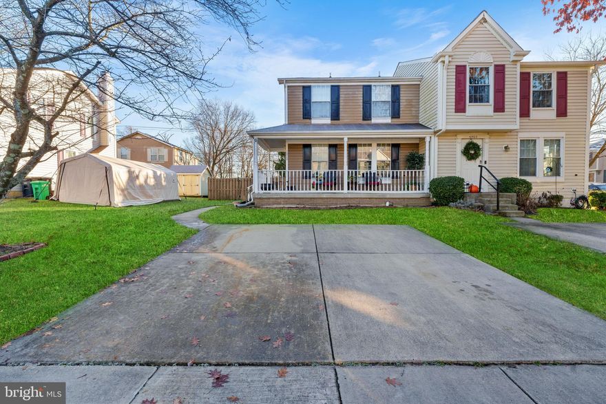 Welcome to 10505 LIME TREE WAY
It is a stunning semi-detached residence featuring a charming wrap-around porch ideal for relaxation, along with a convenient two-car driveway. The spacious bedrooms, modernized kitchen with a sliding door leading to the deck, and a fully fenced backyard create an inviting space for family gatherings. Recent upgrades include new front and back doors, flooring, and carpeting. The basement boasts a third bedroom and a separate entrance. Enjoy the benefits of a low HOA, and take advantage of the proximity to the metro, with a nearby bus stop within walking distance. Conveniently located near shopping stores.