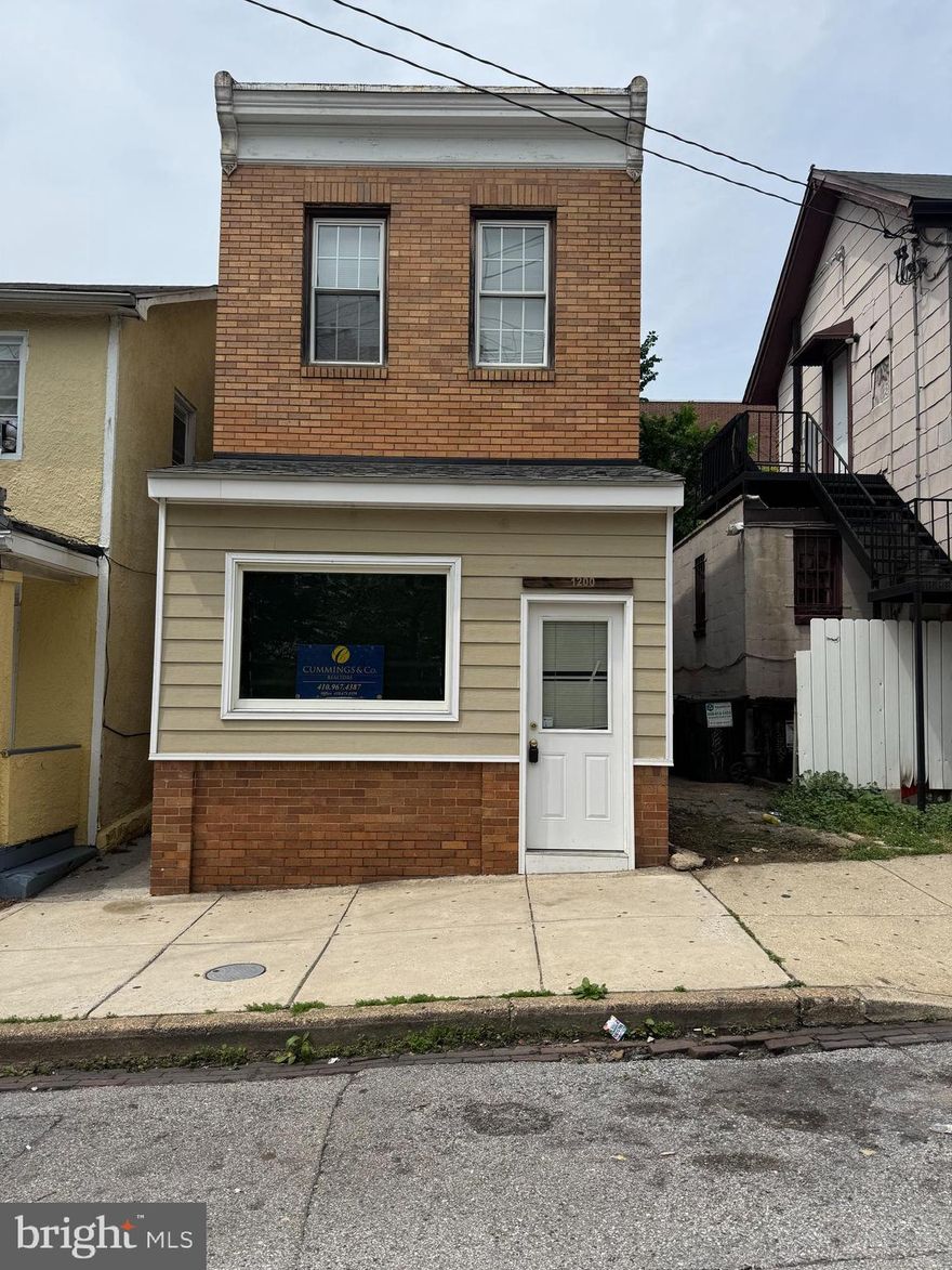 This is a special little spot in Hampden! First floor is commercial space. Second floor is a one bedroom apartment. Small back yard with a shed. Separate gas & electric meters. No Basement. Be sure to pull documents for needed license verification.