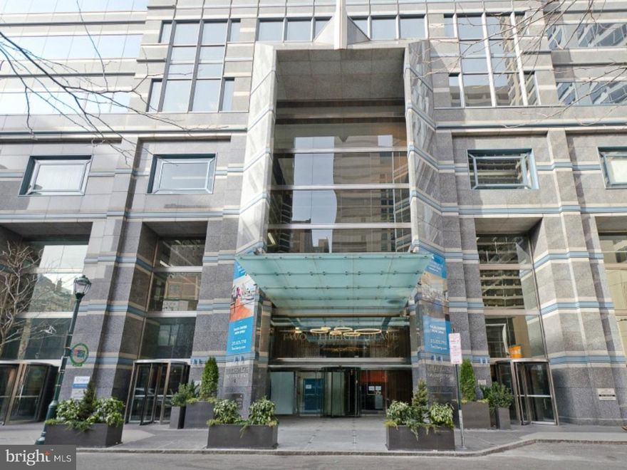 From the activity and buzz that's synonymous with Midtown to the tranquility of Rittenhouse  Square, this unique neighborhood represents the best of everything Philadelphia has to offer.  Inside  the Residences at Two Liberty , the bustle of the city fades. The Residences of Two Liberty have interpreted vision and re-imagined the building as an open and refreshingly contemporary design. Enter residence 4301 you are immediately drawn to the sensational city views and the sparkle of city lights. Daytime or evening this residence's views are amazing. Every detail in this residence is the result of a very deliberate, custom designed, carefully considered choice.  The entry foyer leads to the open and spacious living room, adjacent dining room, and open kitchen. There is a custom designed powder room. Kitchen features Snaidero Italian cabinets, Miele and Subzero appliances including a built-in espresso maker.  Master bedroom with high ceilings, sitting area and en-suite marble bath. The master bath, also with Snaidero Italian cabinetry, features, glass enclosed shower, jetted soaking tub and double vanities. There is a large custom fitted walk in closet. Guest bedroom with en-suite bath and large closet. The Den/Study is the perfect retreat for reading or at home office. The results are evident in every amenity, from the wide plank floors, high ceilings, and the sleek functionality of the overall design. No detail has been overlooked, each one contributing to the overall atmosphere of softly-spoken luxury and discreet sophistication. This condominium includes 2 storage lockers. The on site Sky Club for the residences includes a gym, conference room, residence lounge, pool room, palliates room and wave pool. There is a concierge, 24 hour doorman and town car. Valet Parking is available at an additional cost.