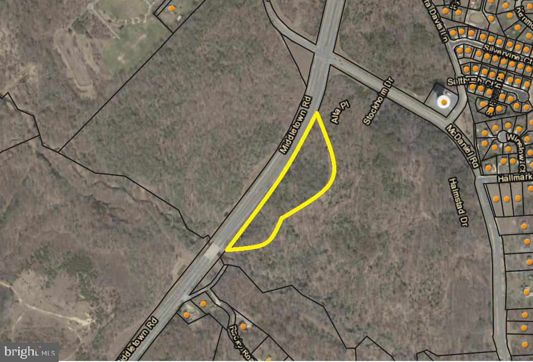 HUGE PRICE REDUCTION - MOTIVATED SELLER: 6.36 Acres +/- Wooded Lot off the East Bound Side of Middletown Road. Zoned WCD (Watershed Conservation District). Approx. 1,200 LF of Road Frontage on Middletown Road. Permissible Uses: Residential - Single Family, Elderly Care Homes & Religious Facilities/Church.