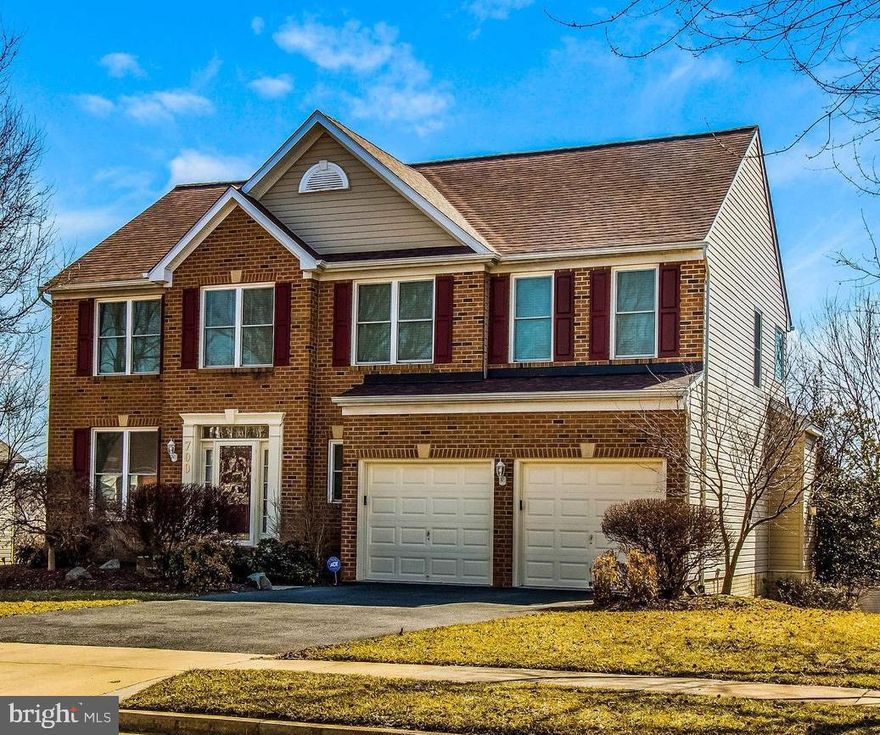 You'll feel at home the minute you walk into this gorgeous 5 bed, 3.5 bath colonial! Property features kitchen with granite counters, stainless steel appliances, ceramic tile, island with built-in wine fridge, and tile backsplash; dramatic two-story foyer with catwalk; formal living and dining areas; master bedroom with vaulted ceilings, walk-in closet, and luxury bathroom with separate shower, water closet, dual vanities, and soaking tub; bedroom level laundry; hall bath with skylight; fully finished basement with theater room, bedroom, and full bathroom; newer windows, roof, and HVAC unit.