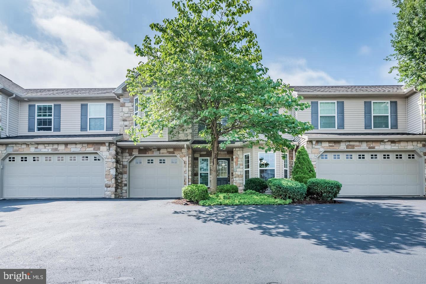 This well-kept townhouse is in a great location, just off the Carlisle Pike, in the popular Hampden Court neighborhood and Cumberland Valley School District. It has been freshly painted and has brand-new flooring in all bedrooms. The home offers 2,187 sq. ft. of living space with 3 bedrooms and 2 full bathrooms.
On the first floor, you’ll find a convenient laundry area and a large owner’s suite with vaulted ceilings, a walk-in closet, and a full bath with a walk-in shower. Upstairs, there’s a spacious loft that can be used as a rec room, home office.
The owner pays the HOA fee, sewer, and trash service. This home is move-in ready and available right away.