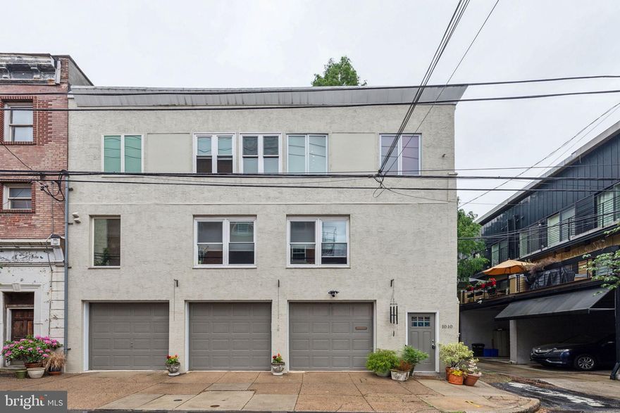 Corner home with a 3-car garage on Picturesque block in the heart of Bella Vista — an incredible opportunity in one of Philadelphia’s most desirable neighborhoods. This 2 bedroom, 2 bathroom property features an open layout with hardwood floors throughout and excellent natural light thanks to its corner position. The kitchen includes a tile floor and ample cabinet space, perfect for everyday living. The 3rd floor is an open layout with the primary bedroom suite and additional den area that can be converted into another bedroom or lounge area. There is also a full basement offering generous additional storage space. The current layout offers flexibility and can be reconfigured to suit your needs, and there’s potential to add a fourth floor for additional square footage and long-term value. There are $1,000,000+ to $1,800,000 comps all over the zip code, 1010 Catharine is an incredible value! With solid structure and room to grow, this beauty offers endless potential. The prime location is walkable to several open areas and parks, many of the best restaurants in the city and endless shopping. Walk to Wholefoods, just 3 blocks away!  Taxes and square footage is the responsibility of the buyer to have verified independently.