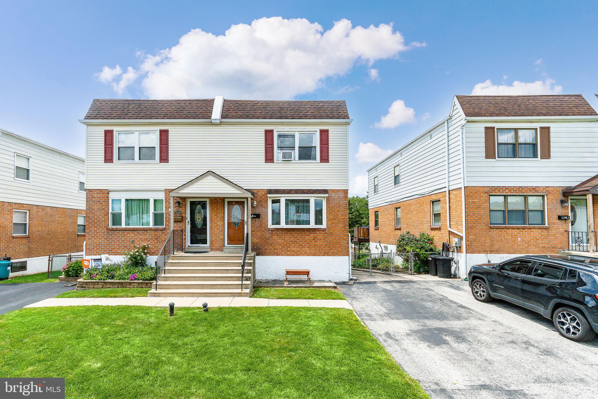 Tucked away on a quiet street in the highly desired Briarcliffe neighborhood, this beautifully maintained twin is the total package! Step inside and fall in love with the rich hardwood floors, modern updates, and thoughtful layout. The sun-soaked living room flows into a stylish dining area and a recently updated kitchen—complete with white shaker cabinets, granite countertops, stainless steel appliances, and a door that leads straight out to your oversized deck overlooking the peaceful, wooded backdrop. Upstairs, you’ll find three spacious bedrooms and a beautiful full bath with ceramic tile, a modern vanity, and plenty of storage. The finished basement offers even more living space—perfect for movie nights, a playroom, or home office—plus a separate laundry area and convenient walk-out access.
Need more? You’ve got private driveway parking, central air, a fenced yard, and an outdoor shed for extra storage. And the location? Prime. Just minutes from I-95, the Blue Route, and regional rail, commuting is a breeze. You'll be within 10 minutes of Glenolden Park, Planet Fitness, Briarcliffe Shopping Center, major grocery stores, and local hotspots.