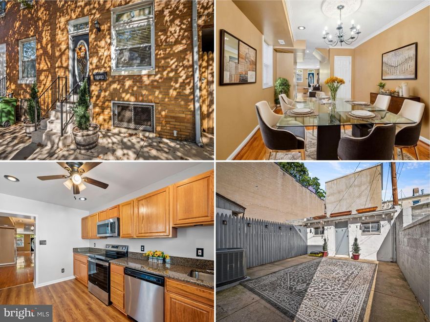 This stunning townhouse offers over 2,200 square feet of elegant living space in the highly desirable Canton neighborhood, just blocks from Patterson Park and the waterfront. The property features a spacious 16-foot-wide layout with three bedrooms and 2.5 bathrooms. The second floor includes a versatile bonus room—perfect as a fourth bedroom, office, playroom, or yoga studio—and convenient laundry facilities. The entire third floor is dedicated to a luxurious primary suite with soaring ceilings, a walk-in closet, and a spa-like bathroom with a separate shower and tub. This pristine home combines comfort, style, and prime location—an exceptional opportunity in Baltimore's vibrant Canton community.