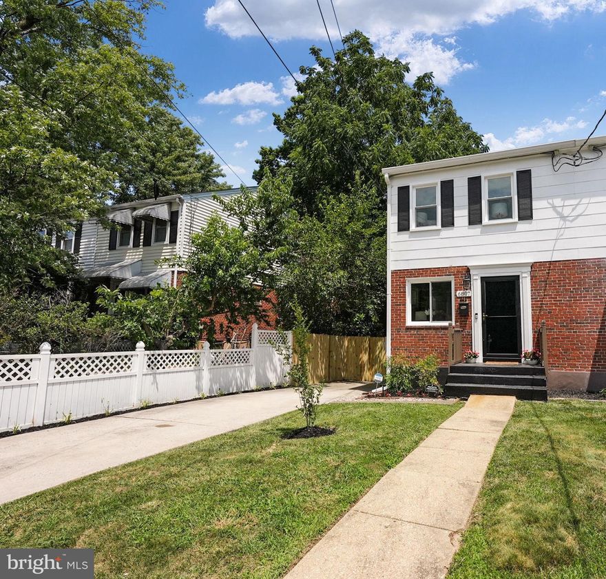 Absolutely charming duplex with all the bells and whistles!  Brand new kitchen with white cabinetry, quartz countertops and stainless steel appliances!  Freshly painted throughout! New plush carpet on the lower level and primary bedroom!  Hardwood floors on main and upper level!  All windows in the house replaced since 2017!  Roof, electrical panel and HVAC replaced in 2017!  New light fixtures!  Filtered UV air system! 
 Recently landscaped rear yard with new sod and oversized shed facing the park!  New high end privacy fence!  Lovely rear deck off kitchen!   Driveway parking for 3 to 4 cars!  Amazing location and proximity to numerous conveniences and amenities!