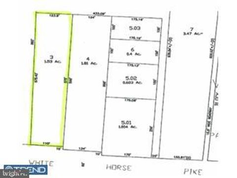 Vacant Land For Sale - 196 White Horse Pike<br/> ATCO, NJ 08004