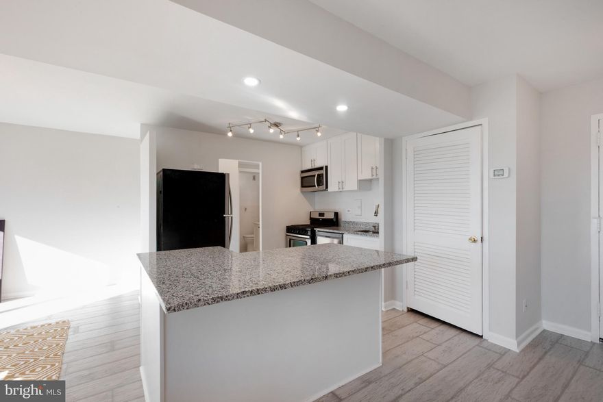 Welcome to The Pavilion on the Park in sought-after West End Alexandria!  This REMODELED condo offers granite counter tops, white shaker cabinets, kitchen island, recessed lighting and newer HVAC system (2020 - 2022).  Laminate hardwood flooring, cordless blinds and fresh paint throughout. Two unassigned parking spaces come with this unit and guest parking is available in the general parking lot. Utilities are included in the condo fee! 

This building includes onsite laundry facilities, pool, fitness center, sauna, meeting room and more. Enjoy nearby jogging/biking trails, dining and public transportation. Fantastic location inside the beltway and minutes to I-395, I-495, and I-95. Mark Center, Old Town Alexandria, Amazon HQ, Van Dorn Metro, DC, and more are within close proximity!!!Access the DASH bus to Van Dorn Metro or ride the express bus to DC/Pentagon.  Less than 1 minute to the Redevelopment of the former Landmark Mall, anchored by INOVA Hospital is on the horizon.  Why rent when you can purchase?  Schedule your tour, today.