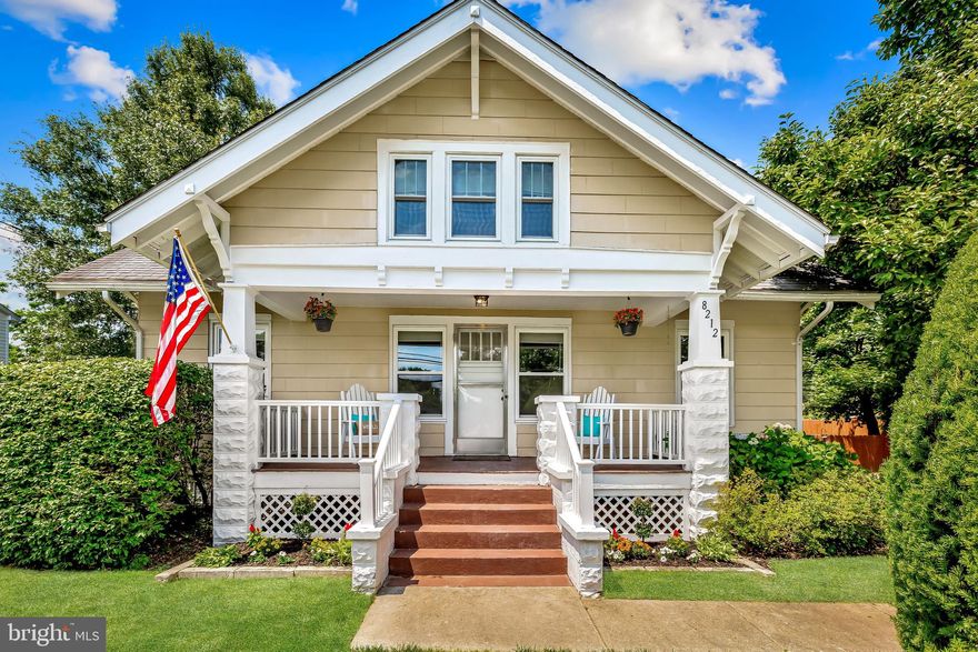 Welcome to your idyllic, Craftsman Bungalow-style home in Savage! Nestled on a private, expansive lot this charming home lives large and fulfills dreams of suburbia living. At the entry, a sprawling covered porch greets you and is perfect for afternoon visits with friends. Once inside you will find a sun-lit, freshly painted interior with crisp lines that marry effortlessly to traditional architectural details. The Living Room, Dining Area, and 2 generously-sized Bedrooms feature warm, original hardwood floors. In the Kitchen, your guests will marvel at the crisp white cabinetry, new luxury vinyl plank flooring, and stainless, premium appliances while you create masterpieces to savor on bright, updated granite counters. With easy access to the backyard, entertaining is a breeze. The main level also features a Full Bath adjacent to the Bedrooms. Upstairs offers an open layout including a third Bedroom, Office Nook, and closet space. The Lower Level is fully finished featuring expansive flexible space, a Bonus Room that can serve as guest living or space for creativity, large Laundry Room, Storage Room, and a second remodeled Full Bath. Other updates include windows (2017-2022), boiler (2014), water heater (2014), and much more. Whether you want to lace up your running shoes and hit the Patuxent Branch Trail or load up fishing rods to explore the many waterways, there is no shortage of recreation nearby. Also ideally located in walking distance to nearby elementary and middle schools with easy access to Savage Park, Savage Mill, shops, restaurants, and commuter routes. This home is truly a gem!