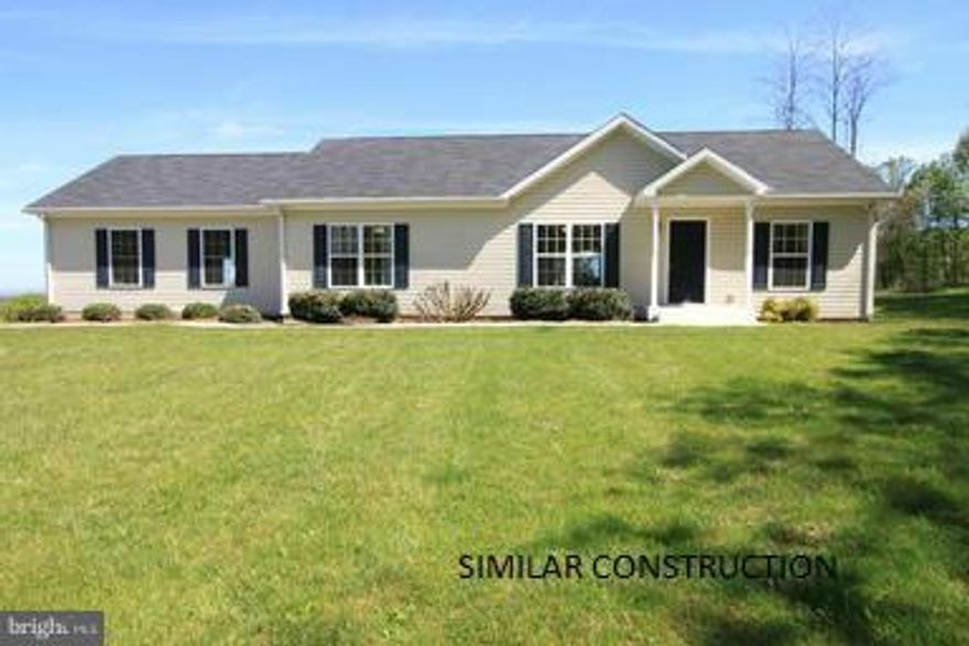 Get more for your money at Bristol Springs where quality and value come together to offer you this beautiful, spacious rancher on 2+/- acres .Enjoy  many extra's that are standard with this 3 bedroom 2 bath  home. Lots of colors and options to choose from. Call today to explore your options. Eligible for USDA 100% financing for qualified buyers.