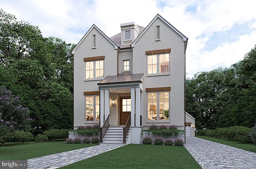 Welcome to 1004 N Daniel Street—a striking new construction home nestled in the heart of Clarendon, one of Arlington’s most desirable neighborhoods. Built by a third-generation home builder, this thoughtfully designed residence offers over 6,000 square feet of finished living space on a professionally landscaped 6,000-square-foot lot. A flagstone front porch, brick veneer façade, and James Hardie smooth siding create a timeless curb appeal, complemented by designer exterior lighting and a stained wood front door with a transom window. The two-car detached garage features a bonus upper-level studio/ADU with a rough-in for a 240-volt electric car charger, making this home as functional as it is elegant.

Inside, you’ll find six spacious bedrooms and six full baths plus a powder room, all adorned with high-end finishes. The main level features 10-foot ceilings, white oak flooring, and an open-concept layout with a chef’s kitchen that boasts custom inset maple cabinetry, quartz countertops, and top-of-the-line Wolf, Sub-Zero, and Bosch appliances. A butler’s pantry with a beverage fridge leads into the formal dining room, while the family room’s 48” linear gas fireplace and ceiling beams add warmth and character. Other highlights include a private library with built-ins, a mudroom with custom cubbies, and a rear screen porch with ceiling heaters, speakers, and flagstone flooring—perfect for year-round entertaining.

Upstairs, the primary suite is a true retreat, featuring a tray ceiling, massive walk-in closet, and a spa-like bathroom complete with heated floors, dual vanities, soaking tub, and a frameless glass shower. Three additional bedrooms include a Jack-and-Jill bath and one en-suite, while the third-floor loft offers even more living space with a bedroom, full bath, and a lounge area with wet bar. The finished basement includes a large rec room with a walk-behind wet bar and ice maker, an exercise room, and a guest suite—ideal for in-laws or visitors.

This home is as smart and efficient as it is beautiful, with Andersen windows and exterior doors, a TYPAR weather protection system, and a robust insulation package. The 2-zone Carrier HVAC system includes Aprilaire filtration and Wi-Fi thermostats for superior climate control, and ceiling speakers are installed in all key areas for seamless audio enjoyment. A 400-amp electrical service, recessed lighting throughout, CAT6/RG6 wiring, and thoughtful touches like a gas line stub for grilling and multiple exterior outlets reflect the builder’s meticulous attention to detail.

Located just blocks from the vibrant Clarendon corridor, this home offers the perfect blend of urban convenience and residential tranquility. Enjoy walkable access to shops, acclaimed restaurants, Whole Foods, parks, and the Clarendon Metro, all while living on a quiet tree-lined street. Whether you're commuting to D.C. or relaxing in your screened porch sanctuary, 1004 N Daniel Street offers unmatched quality, comfort, and location in the heart of Arlington.