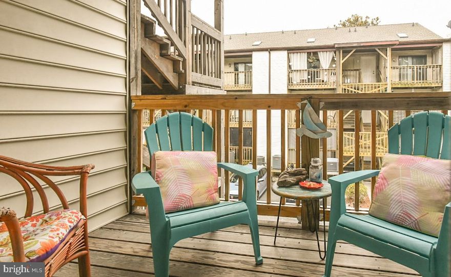 Beautiful Year Round Rental * 1 Bedroom * Furnished * Full Kitchen * Spacious and ready for you to move in * Deck off living room * Central AC and Heat *  Non-Smoking unit includes the balcony and stairwell * Pets are not permitted  *  Washer/Dryer in unit *  Pantry in Kitchen *  Open floor plan *