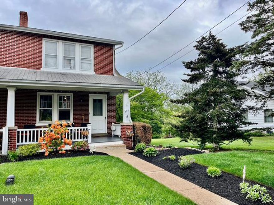 Welcome to this beautifully maintained 3-bedroom, 1 bathroom twin home nestled in the picturesque town of Sellersville, PA. Located on a quiet, tree-lined street, this inviting residence offers the perfect blend of modern comfort and small-town charm. As you step inside, you’re greeted by a spacious, light-filled living room, perfect for relaxing or entertaining. The open kitchen boasts a large pantry, ample counter space, making meal prep a breeze. The adjacent dining area is ideal for family gatherings and dinner parties. Upstairs, you’ll find three generously-sized bedrooms, each offering plenty of natural light and closet space. The full bathroom is beautifully appointed with contemporary finishes. Outside, the backyard provides a peaceful retreat with plenty of space for gardening, outdoor dining, or simply enjoying the fresh air. The home also features a private driveway and off-street parking. Laundry hook up in basement. Gas forced air heat. AC window units provided. No utilities included (approx $200/month total). Tenants will be responsible for lawn maintenance and snow removal. Located just minutes from the heart of Sellersville, this twin home is close to local shops, restaurants, parks, and public transportation, making it a perfect choice for those seeking a community-oriented lifestyle while still being within easy reach of major commuting routes. This home offers a wonderful opportunity to enjoy all the charm and convenience that Sellersville has to offer.