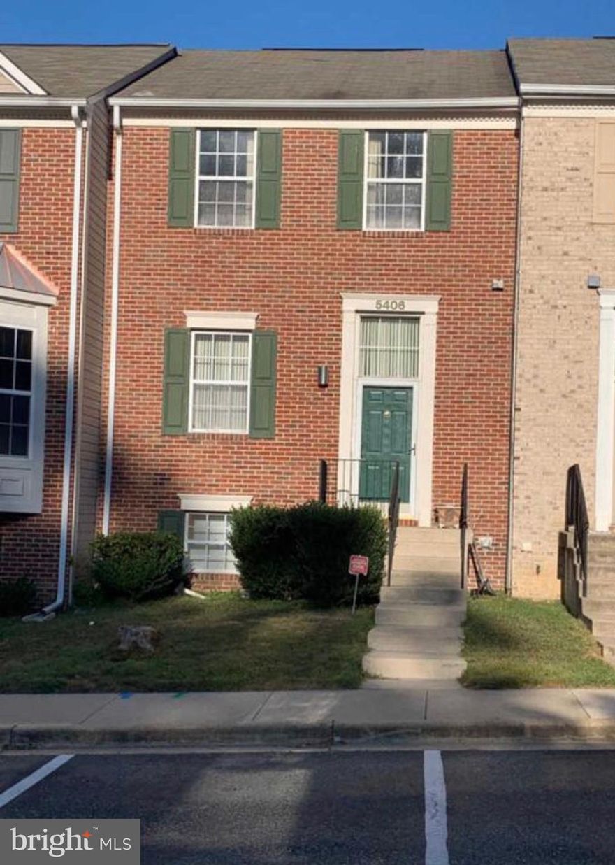 This spacious townhome awaits your buyer.  The entry level has beautiful hardwood flooring, the kitchen is equipped with stainless steel appliances, and an island for extra counter space. The deck is situated off the kitchen. The lower level features an additional bedroom, a recreation room with a gas fireplace, and exits to the paved patio. This home is conveniently located just off Rt 4, with easy access to the beltway.