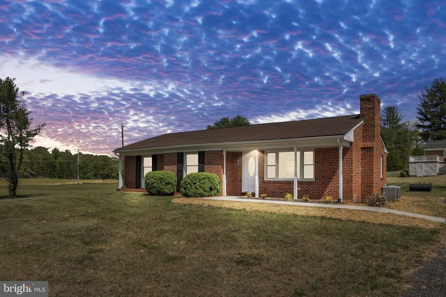 Completely reimagined from top to bottom, this beautifully renovated all-brick home offers the perfect blend of classic charm and modern upgrades—all on one convenient level with a full basement! Featuring approximately 1,282 square feet on each level, this home provides plenty of space to live, work, and entertain. Step inside to discover a fully gutted and thoughtfully remodeled interior, showcasing brand-new finishes, updated systems, and a fresh, modern feel throughout. The main level offers easy, one-level living, while the full basement provides endless possibilities—whether you need additional living space, storage, or a workshop. Enjoy peaceful mornings or relaxing evenings on the inviting covered front porch, or your own gazebo perfect for taking in the quiet surroundings.Ideally located near James Madison’s Montpelier, this property offers a blend of history, charm, and convenience with easy access to the town of Orange and surrounding areas.
Whether you’re looking for a primary residence or a charming retreat, this move-in-ready home is a must-see!