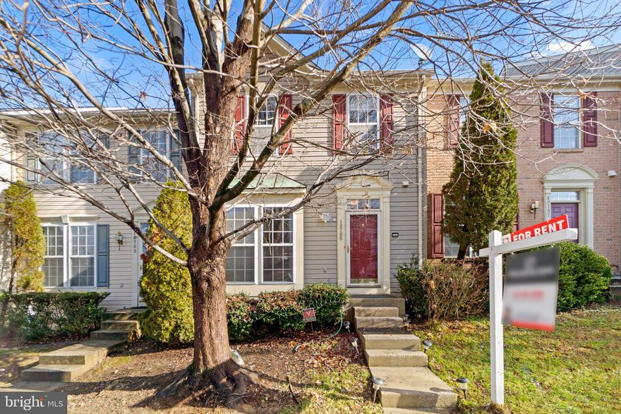 This move-in ready townhome is renovated and waiting for you! New paint and updates throughout, gleaming hardwood floors as you enter the family room with a bay window, connecting to a cook's delight of a kitchen. Granite counters, gas range and an island for extra space open to the dining area, all lit by the natural light of french doors leading to an expansive deck and back yard. Also on this level is a convenient half bathroom and a generous den ideal for watching TV or as a home office.  Upstairs offers three ample bedrooms with an en suite in the large primary bedroom as well as a full bath serving two additional bedrooms. The basement includes a large finished bonus room, another half bathroom, a laundry room and additional storage space. Updates include fresh paint throughout, new carpet, new toilets, new refrigerator and the HVAC, water heater and roof were all replaced in 2021. Washer and Dryer included (2019). Includes 2 parking spaces and access to the community pool. Tenant pays gas, electric, water, cable. Pets on a case by case basis with additional deposit. Conveniently located to great schools, major highways and shopping.